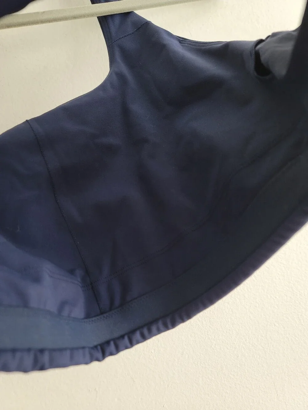 Spiritual Gangster Size Medium Colorblock Racerback Sports Bra Navy Blue‎